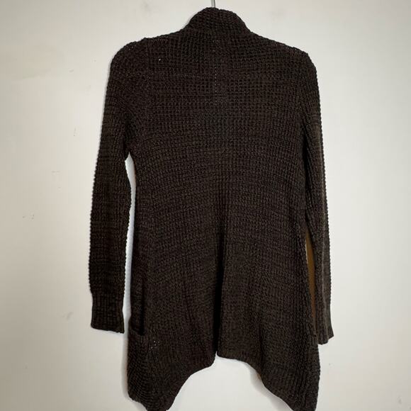 Market & Spruce Tabatha Waffle Cardigan in Brown NWT Size XS - Picture 5 of 8